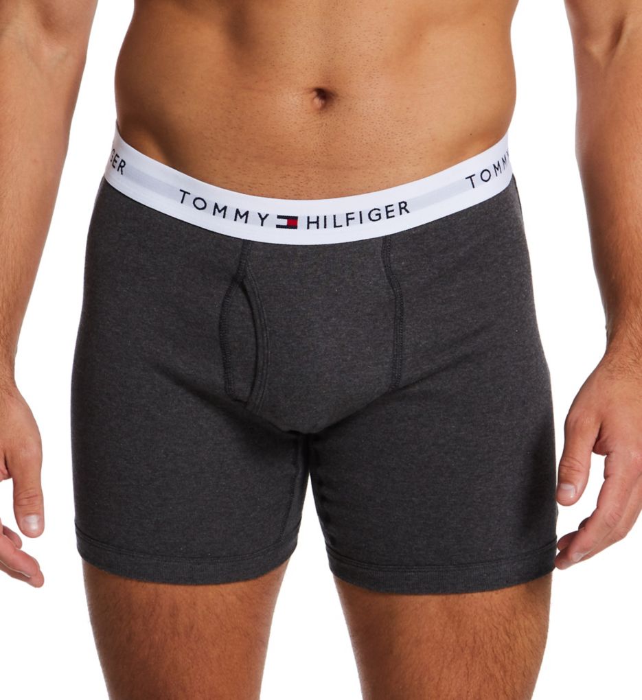 Basic 100% Cotton Boxer Brief - 3 Pack by Tommy Hilfiger