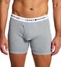 Tommy Hilfiger Basic 100% Cotton Boxer Brief - 3 Pack Gray/Red/Navy 2XL  - Image 1