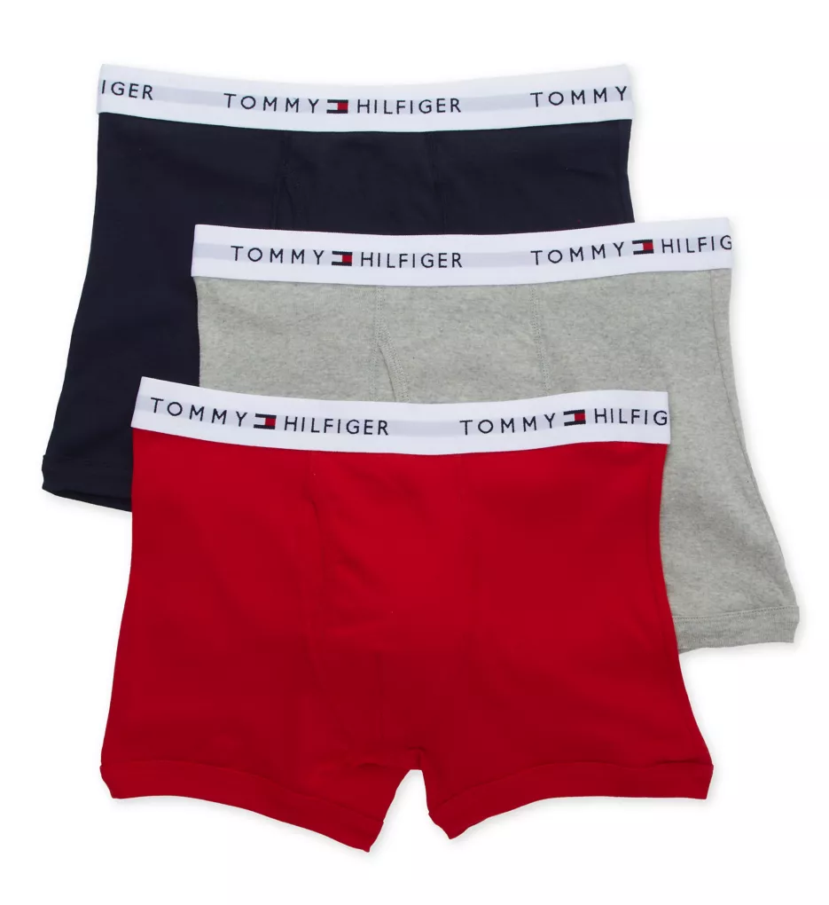 100% Cotton Trunks - 3 Pack Navy M