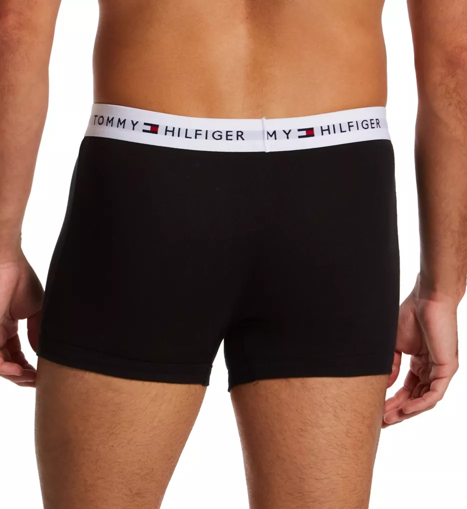 100% Cotton Trunks - 3 Pack Multi Gray/Black L