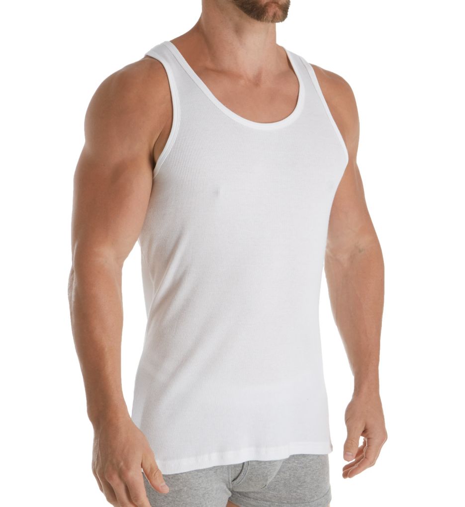 Basic 100% Cotton A-Shirt - 3 Pack