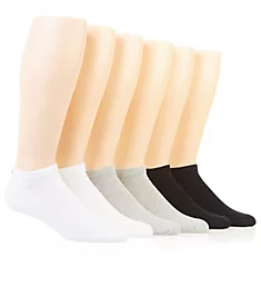Solid Athletic No Show Sock - 6 Pack Navy Multi O/S