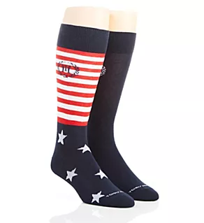 Stars And Stripes Crew Sock - 2 Pack