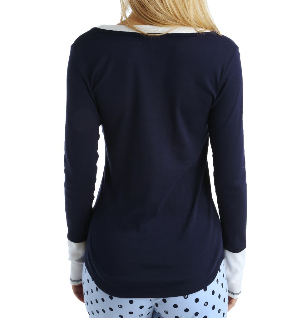 Basic Long Sleeve Henley Top-bs