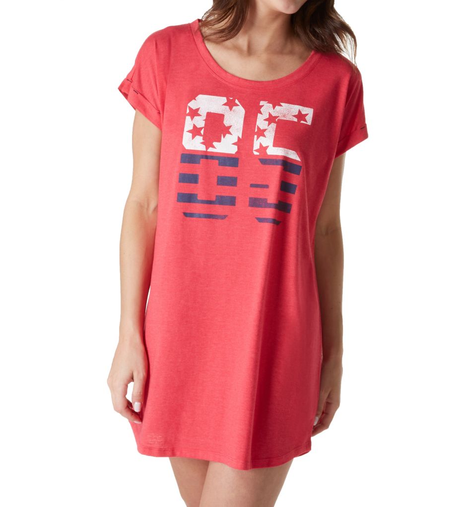 Varsity Hilfiger Retro Sleep T-Shirt Dress-fs