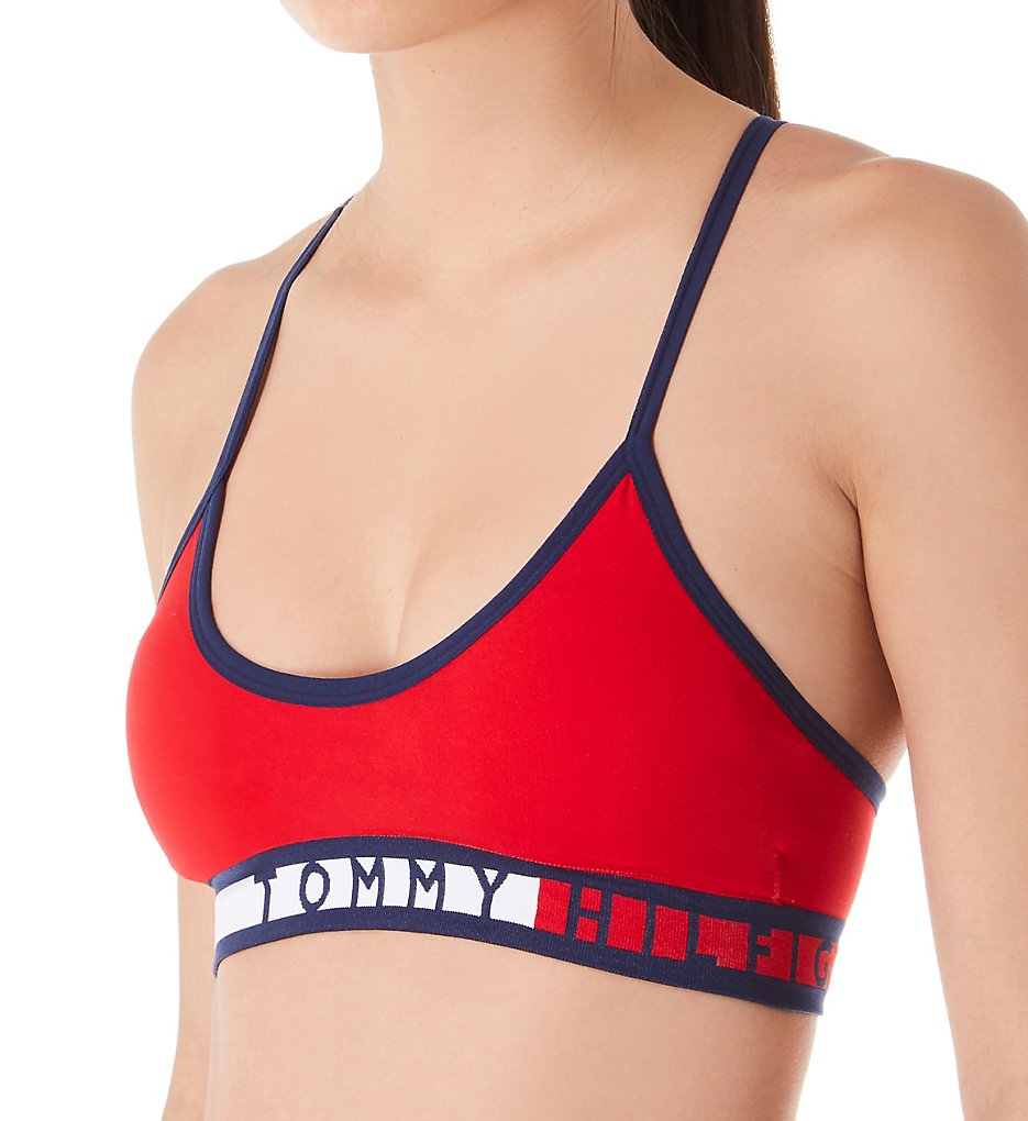 Tommy Hilfiger R70T436 Seamless Iconic Scoop Neck Bralette (Apple Red)