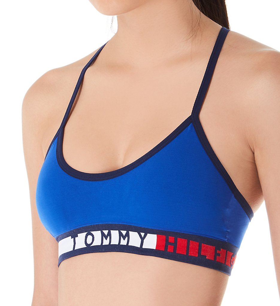 Tommy Hilfiger R70T436 Seamless Iconic Scoop Neck Bralette (Surf the Web)