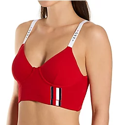 The New Classic Longline Bralette Apple Red L