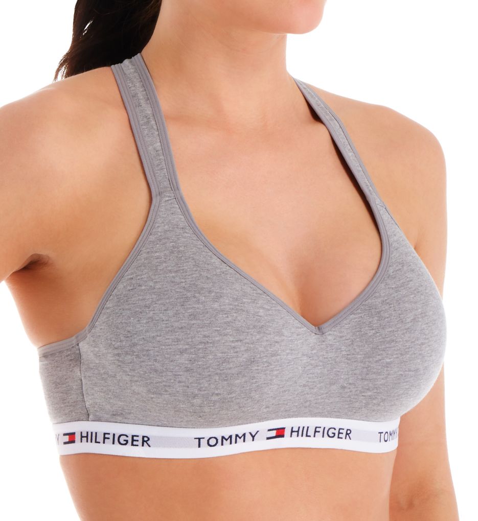 tommy hilfiger grey bralette