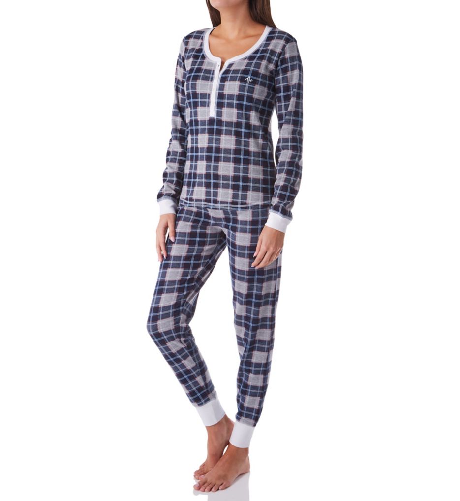 tommy hilfiger thermal pajama set