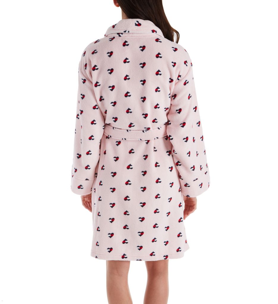 Printed Plush Varsity Robe