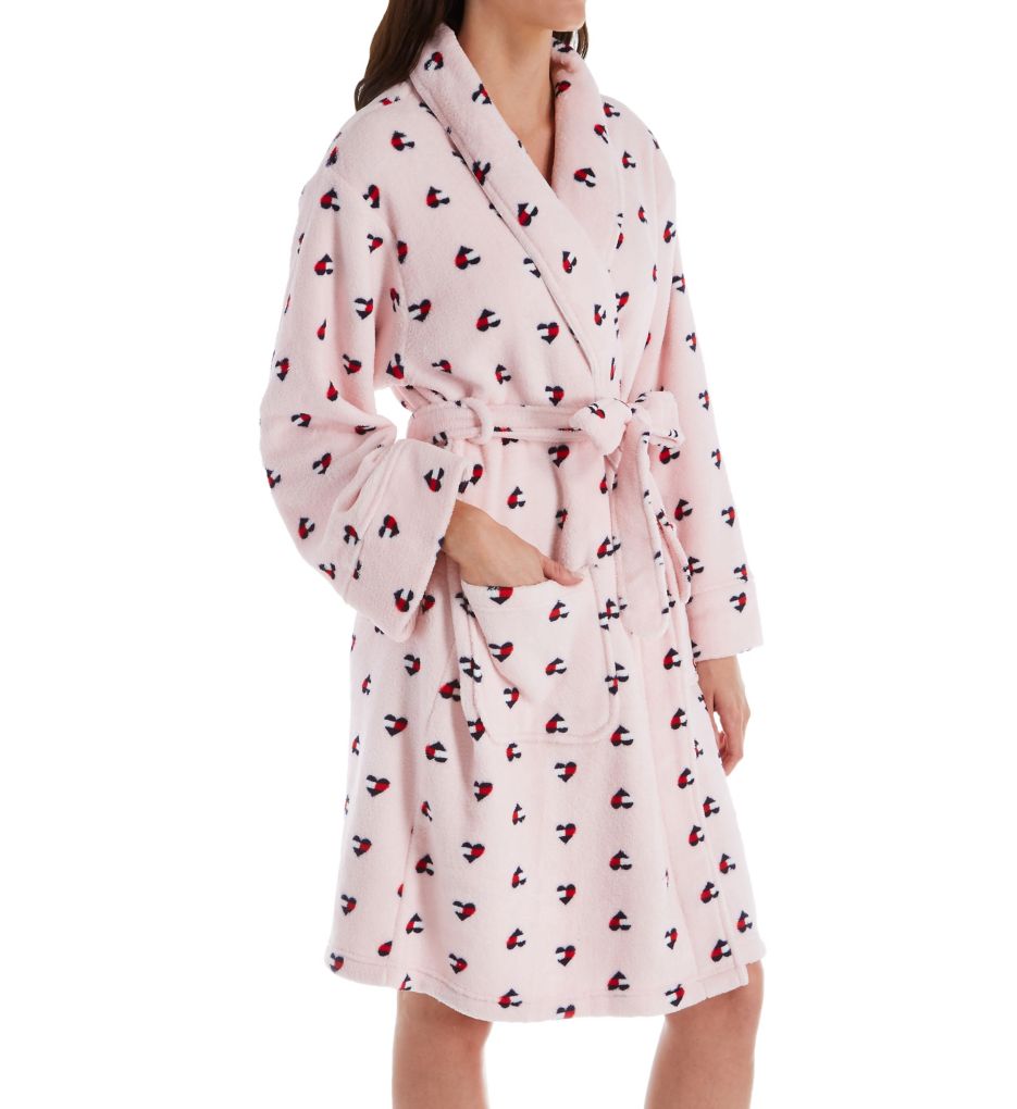 Printed Plush Varsity Robe