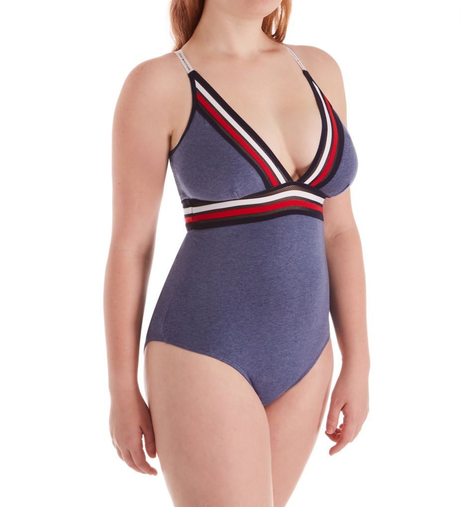 tommy hilfiger bodysuit grey