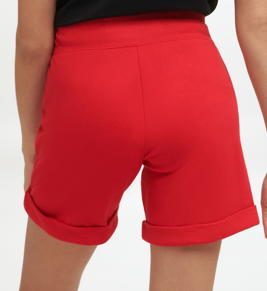 Drawstring Cuffed Sweat Shorts