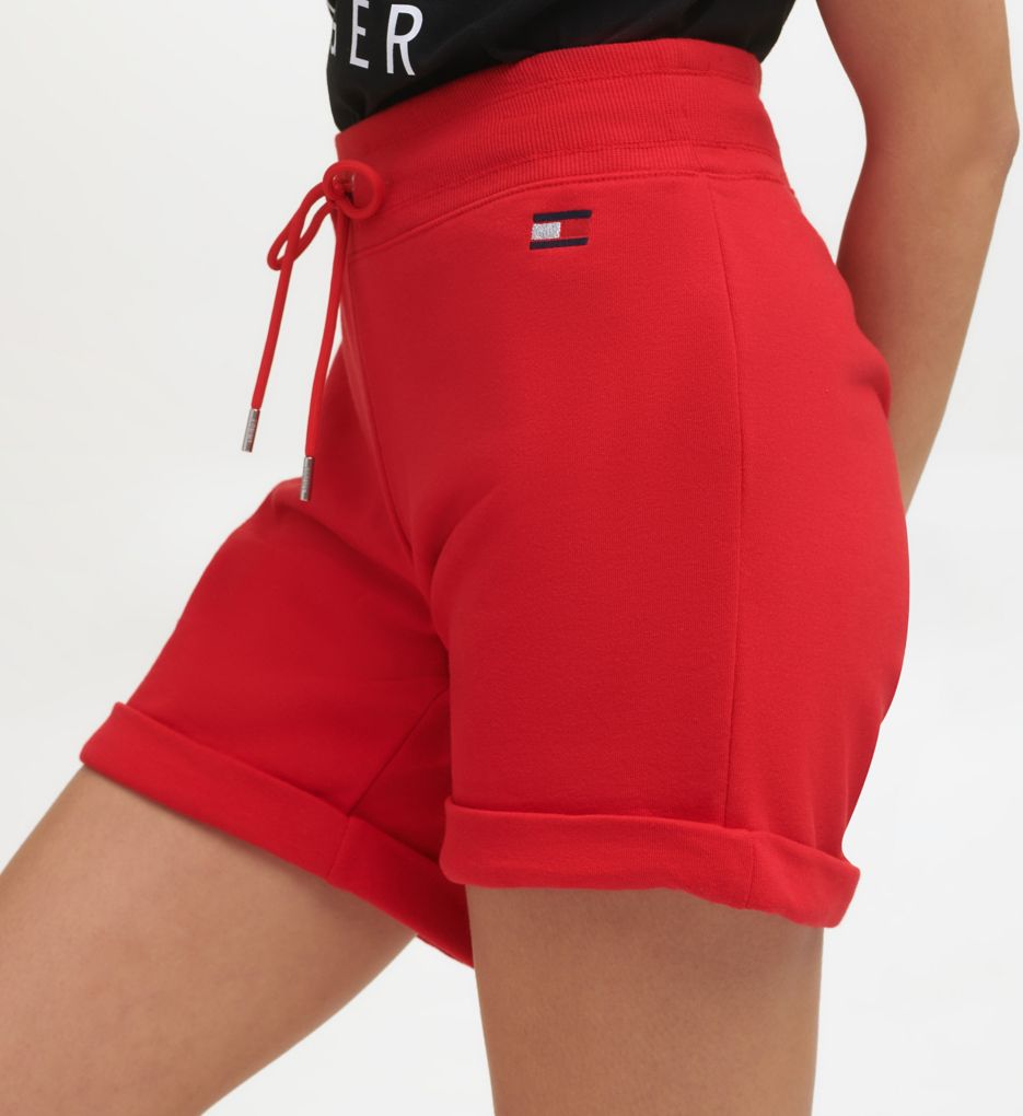 Cuffed sweat hot sale shorts