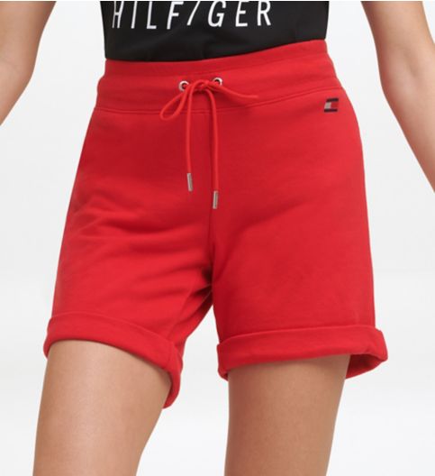 Cuffed sweat shorts online