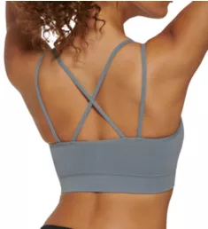 Strappy Ribbed Sports Bra