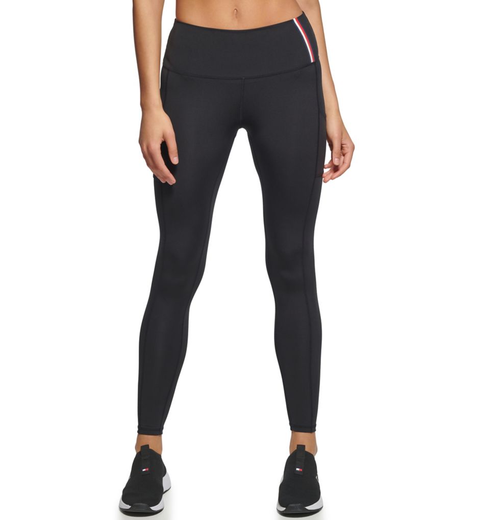 Lululemon Purple/Pink Striped Crop Legging with Exposed Side Seams