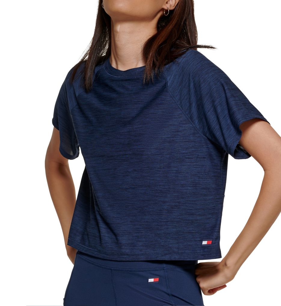 Tommy hilfiger cheap blue crop top