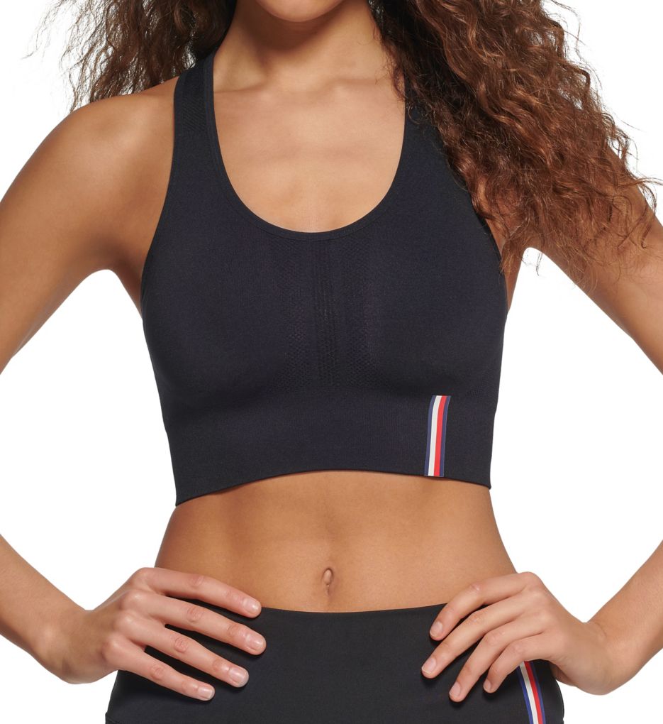 Tommy hilfiger Racerback Sports Medium Support Sports Bra Blue