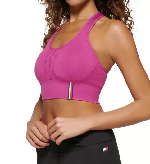 Tommy Hilfiger Seamless Scoop Neck Logo Sports Bra TP2T0505