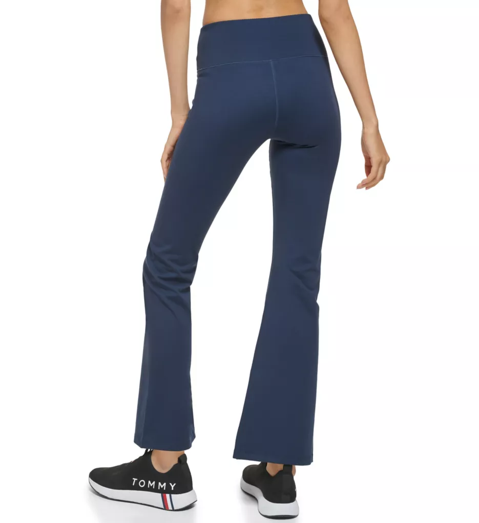 High Rise Flare Compression Legging Navy S
