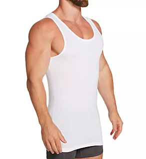 Second Skin Stay-Tucked Tank White XL