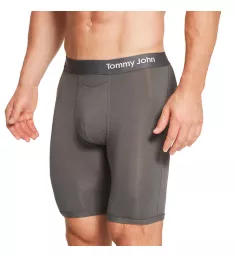 Cool Cotton Long Leg Boxer Brief Iron Grey S