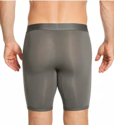 Cool Cotton Long Leg Boxer Brief Iron Grey S