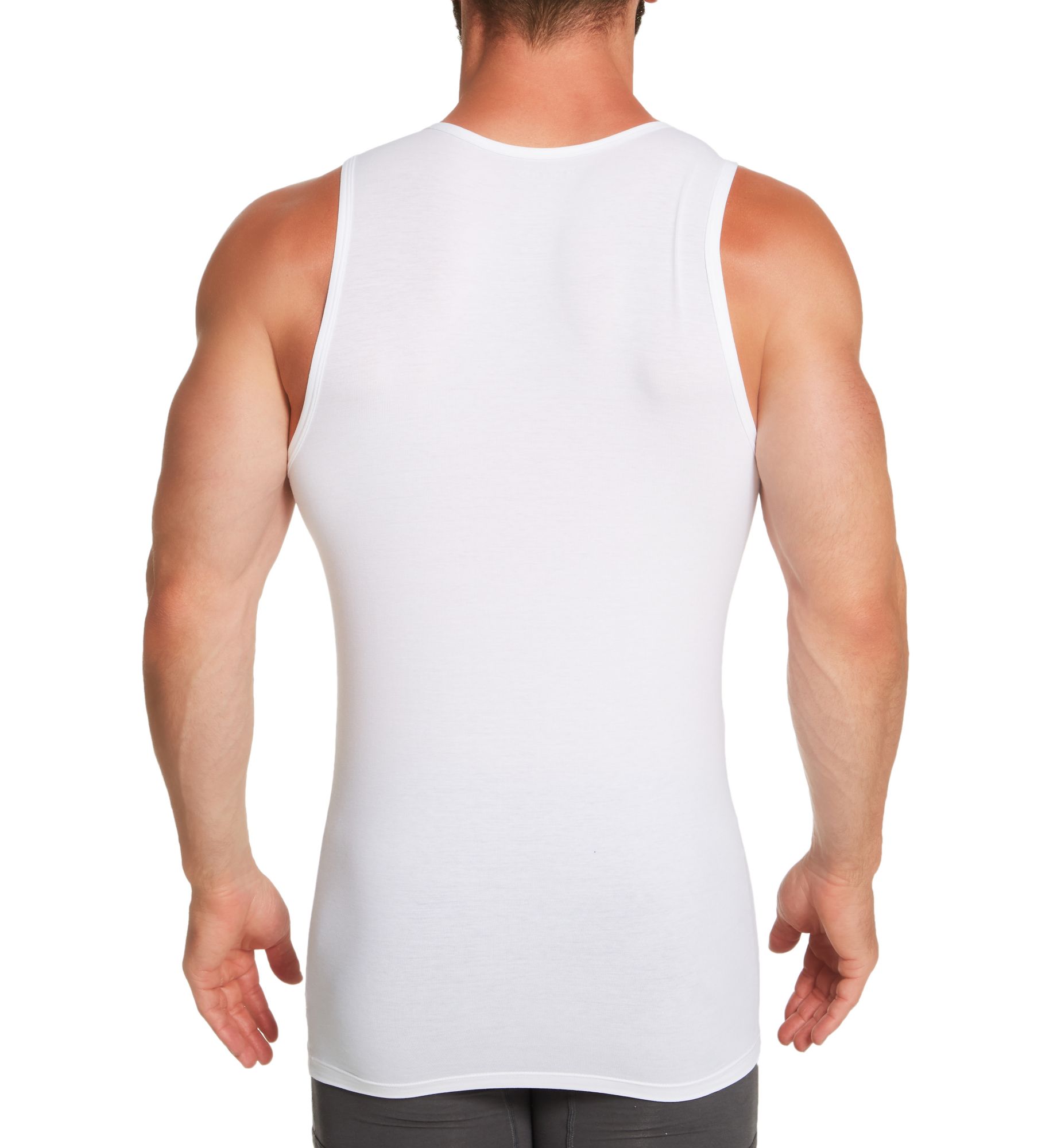 Tommy John Cool Cotton Tank WHT S  - Image 2