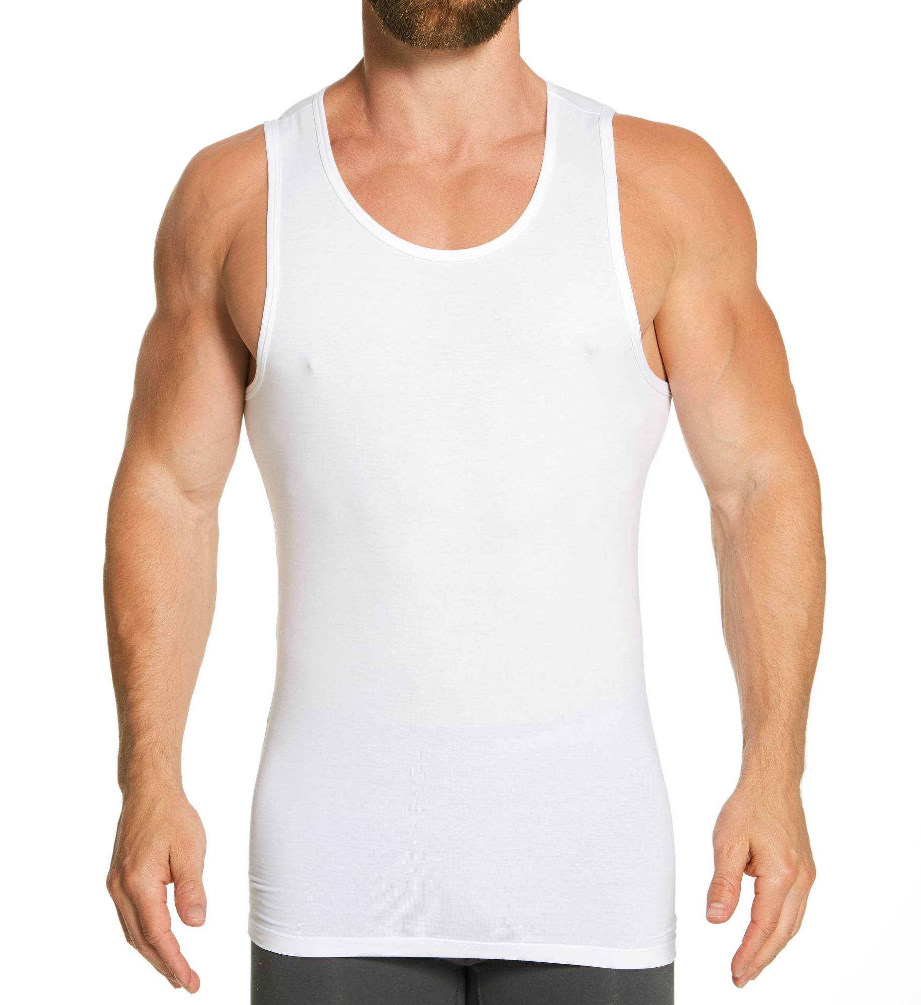 Tommy John Cool Cotton Tank WHT S  - Image 1