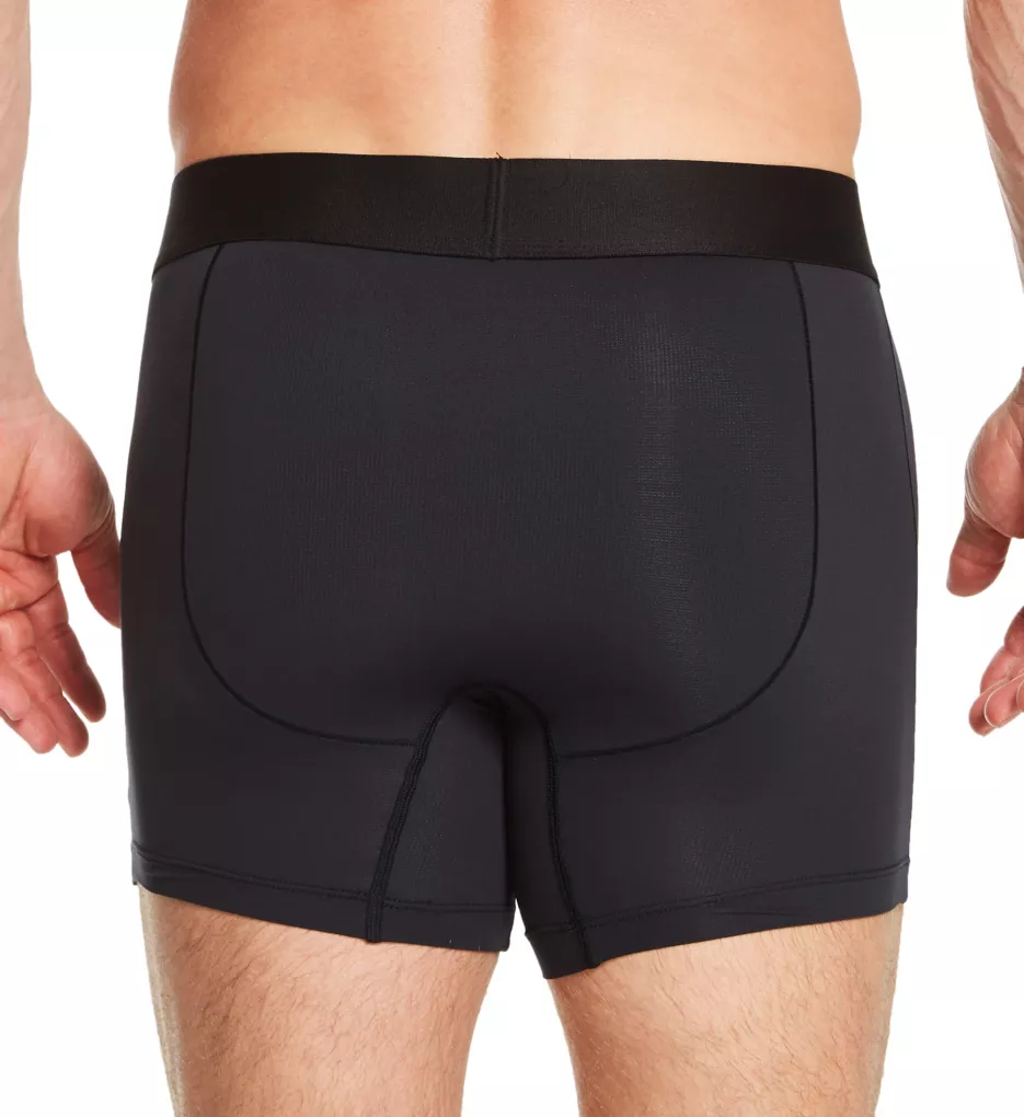 Cool Cotton 6 Inch Boxer Brief - 2 Pack Black XL by Tommy John