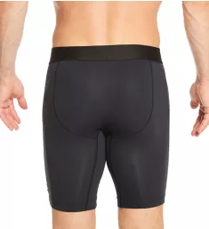 Air Mesh Long Leg Boxer Brief Black S