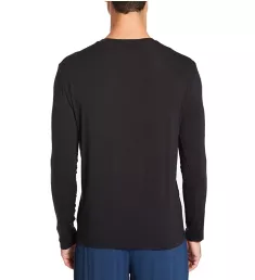 Second Skin Lounge Long Sleeve Shirt BLK 2XL