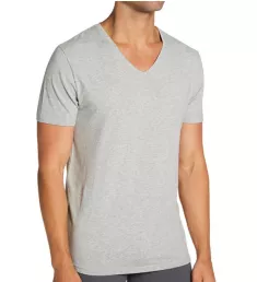 Second Skin Lounge V-Neck T-Shirt Heather Grey XL