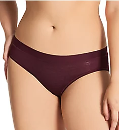 Second Skin Breathable Modal Brief Panty Wine Tasting L