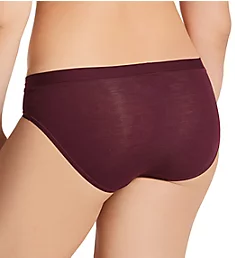 Second Skin Breathable Modal Brief Panty Wine Tasting L