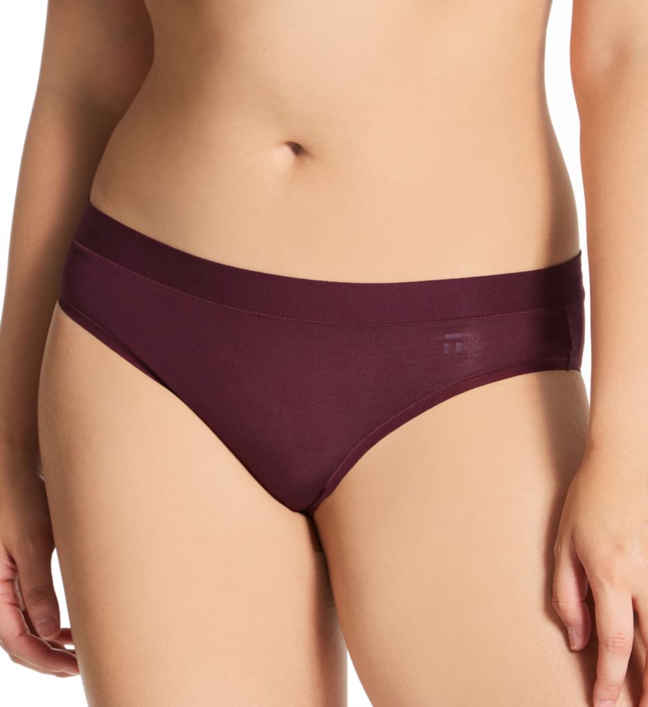 Tommy John (2502409) -- Tommy John 1000553 Second Skin Cheeky Panty (Wine Tasting XS)