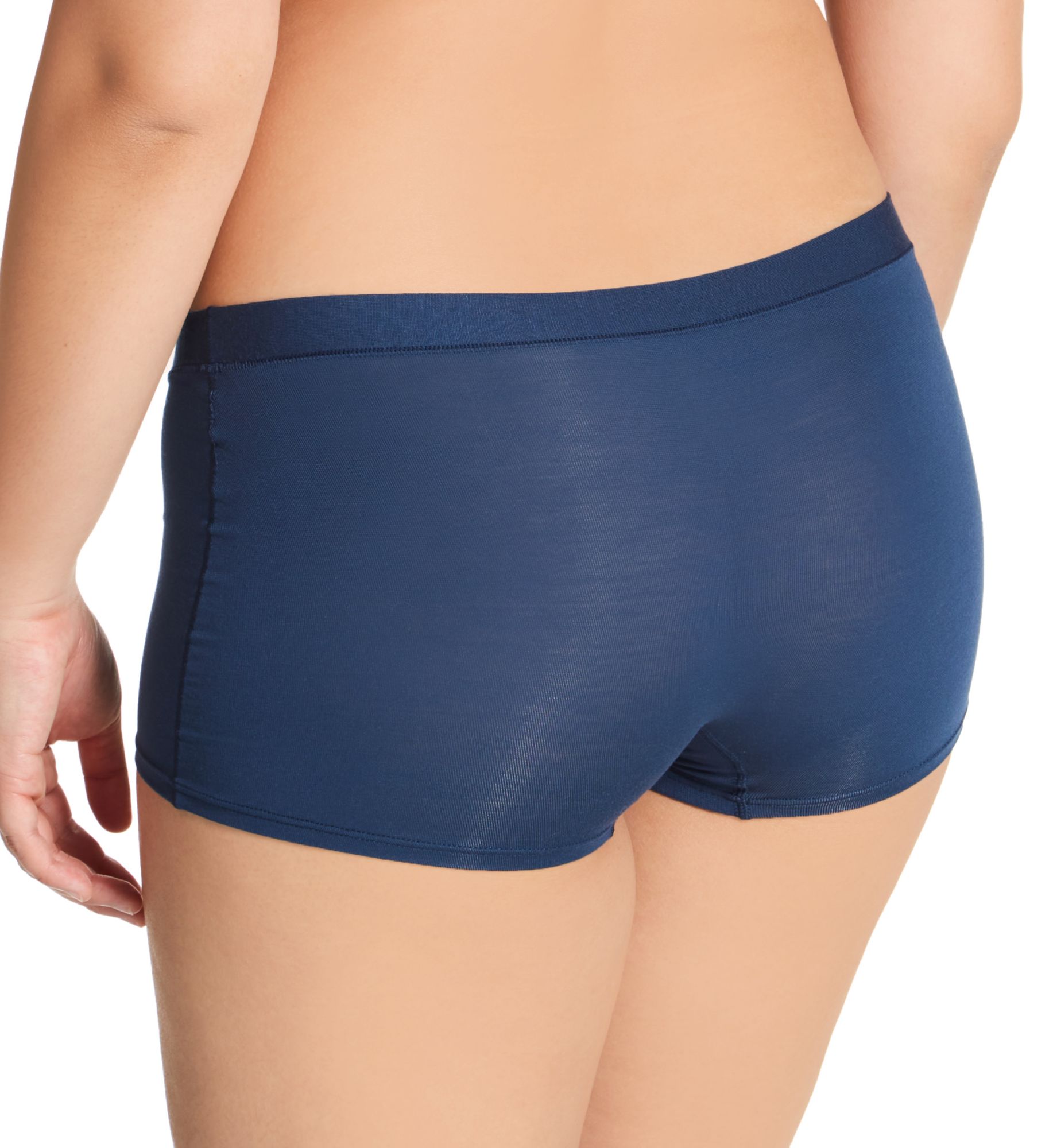 Tommy John Second Skin Breathable Modal Boyshort Panty Dress Blues XS  - Image 2