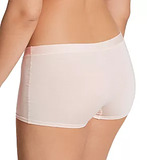 Second Skin Breathable Modal Boyshort Panty Soft Pink 2X