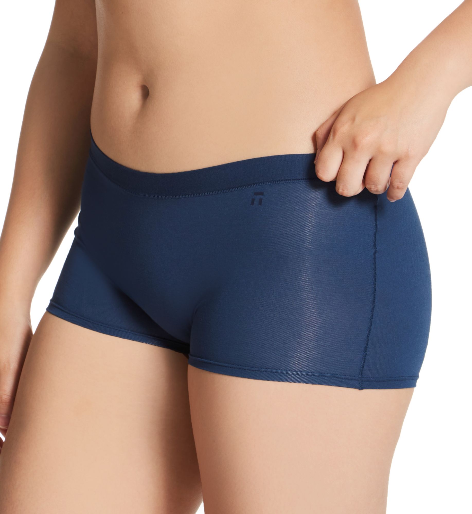 Tommy John Second Skin Breathable Modal Boyshort Panty Dress Blues XS  - Image 1