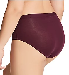 Second Skin High Rise Brief Panty Wine Tasting S