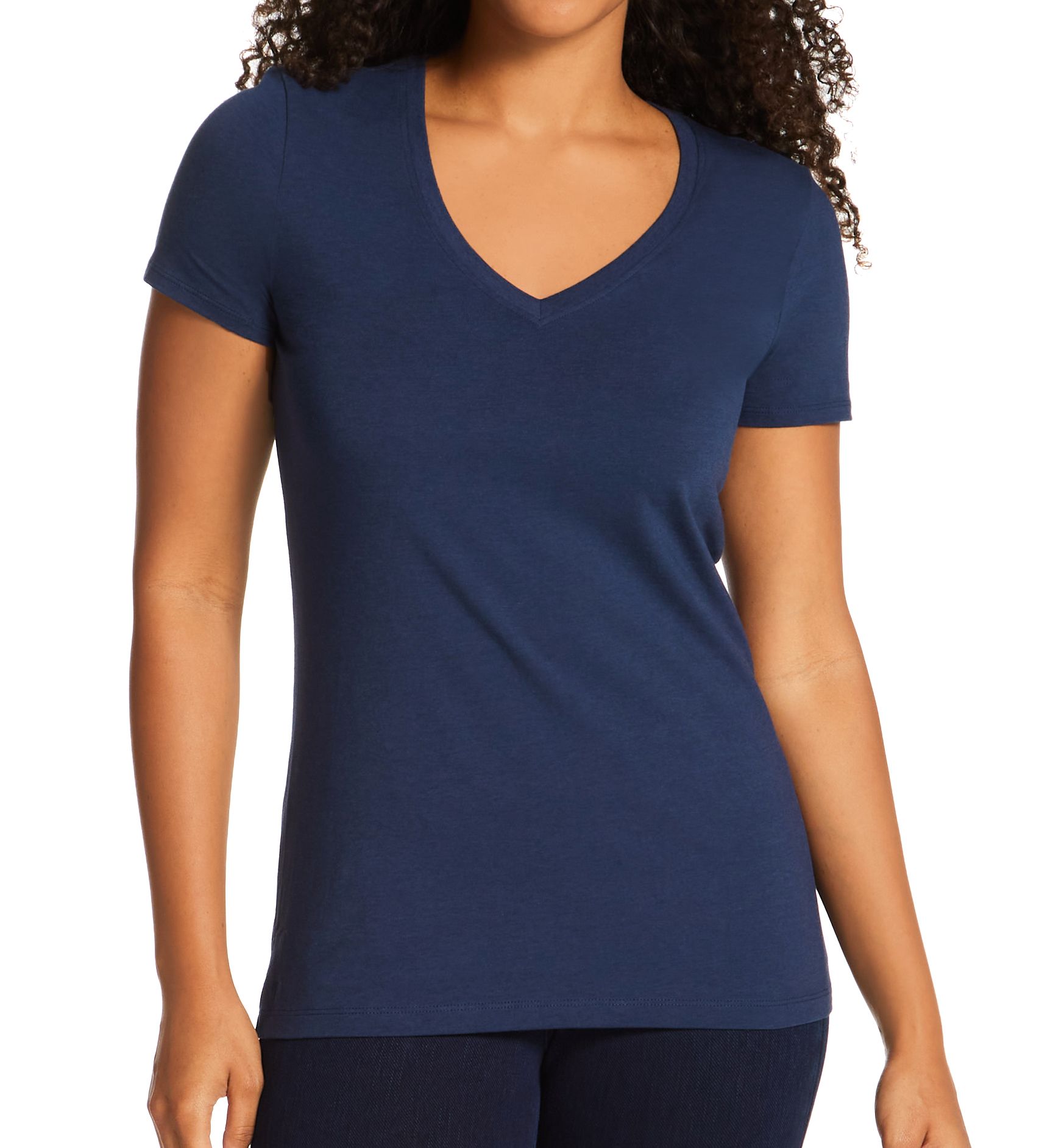 Tommy John Second Skin V-Neck Tee Dress Blues XS  - Image 1