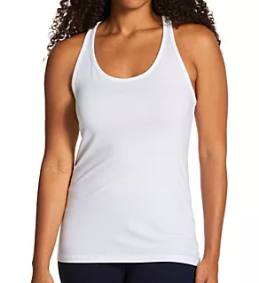 Second Skin Racerback Tank White XS