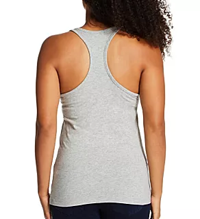 Second Skin Racerback Tank Heather Grey XL