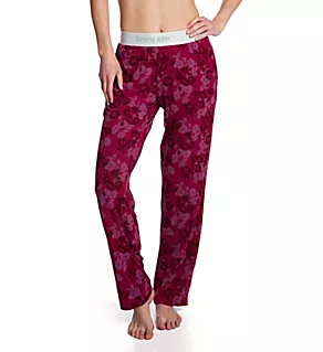 Second Skin Lounge Pant Carbenet Shadow Floral L