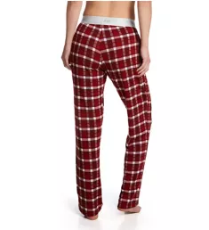 Second Skin Lounge Pant Red Fireplace Plaid L