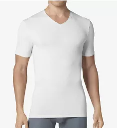 Cool Cotton High V-Neck Undershirt WHT S