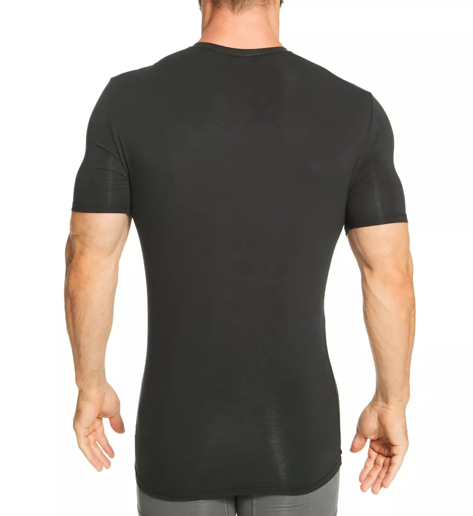 Cool Cotton High V-Neck Undershirt Black S