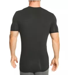 Cool Cotton High V-Neck Undershirt Black 2XL